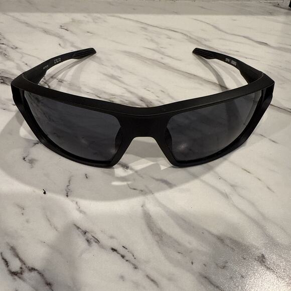 USED SPY QUANTA Black Sunglasses 64-18-125 - Picture 1 of 9